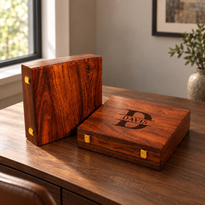 Customized Luxury Watch Storage Case Husband Birthday Gift Wooden Organizer Display Box Personalized Christmas Graduation Present For Him
