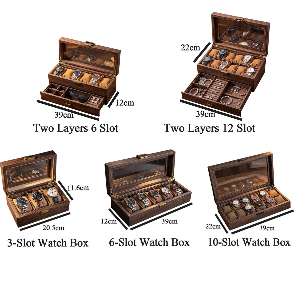Custom Engraved Watch Box, Personalized Watch Case, Men watch jewelry box, Gifts for husband, Birthday / Anniversary Gifts for Men