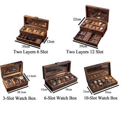 Custom Engraved Watch Box, Personalized Watch Case, Men watch jewelry box, Gifts for husband, Birthday / Anniversary Gifts for Men