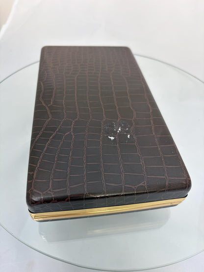 Vintage Man's MCM Jewelry Tia Clip Culfflink Watch Box .