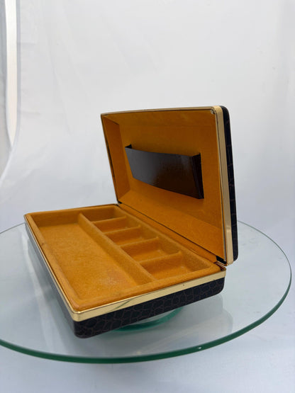 Vintage Man's MCM Jewelry Tia Clip Culfflink Watch Box .
