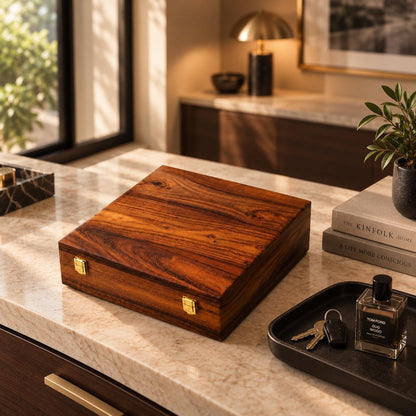 Customized Luxury Watch Storage Case Husband Birthday Gift Wooden Organizer Display Box Personalized Christmas Graduation Present For Him